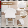 Professional Adjustable Massage Table 26.8" Wide, White