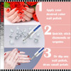 FLEXBRUSH Dotting Tool & Nail Art, Gel Liner 0.51"