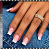 SOFT GEL TIP -SQUARE Short, Full Cover, Clear, No 'C' 240/Case