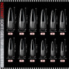 SOFT GEL TIP -STILETTO XX-Long, Straight, Full Cover, Clear 240/Case