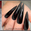 SOFT GEL TIP -STILETTO XX-Long, Straight, Full Cover, Clear 240/Case