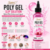 INSTANT POLY GEL Slip Solution, Bubble Gum 8oz.