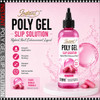 INSTANT POLY GEL Slip Solution, Bubble Gum 8oz.