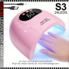 SUN S3 LED/UV Light 48Watt, Pink