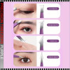 Stainless Steel Precision Tweezers Purple 4/Set