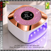 SUN 801 Plus Rechargeable, LED Lamp, Rose Gold Chrome 168W.