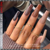 INSTANT SOFT GEL TIP Square, XX-Long, Straight, No 'C', Clear, Full Cover 240/Case