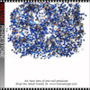 RHINESTONE Star Shape Sapphire Color 1440/Pack
