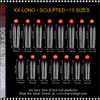 GEL-EX Square, XX-Long, Sculpted 300/Case