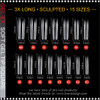 GEL-EX Square, 3X-Long, Sculpted 300/Case