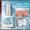 BORN PRETTY  White Ocean Wave Watercolor Liquid 0.34oz