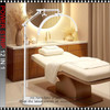 45W White Half Moon Floor Lash Light 3000K-6500K Dimmable LED Eyelash
