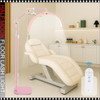 45W Pink Half Moon Floor Lash Light 3000K-6500K Dimmable LED Eyelash