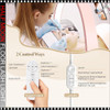 45W Pink Half Moon Floor Lash Light 3000K-6500K Dimmable LED Eyelash