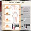 45W Pink Half Moon Floor Lash Light 3000K-6500K Dimmable LED Eyelash