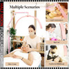 45W Pink Half Moon Floor Lash Light 3000K-6500K Dimmable LED Eyelash
