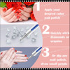 FLEXBRUSH Dotting Tool & Nail Art, Gel Liner 0.28" #2