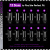 INSTANT TIP Square, Short, Half Cover, Clear 504/Case