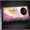 INSTANT TIP Square, Long, Half Cover, Clear 500/Case