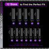 INSTANT TIP Square, XX-Long, Half Cover, Clear 504/Case