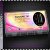 INSTANT TIP Square, XX-Long, Half Cover, Clear 504/Case