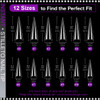 INSTANT TIP Stiletto, Medium, Half Cover 504/Case