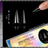 INSTANT TIP Stiletto, Medium, Half Cover 504/Case
