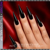 INSTANT TIP Stiletto, Long, Half Cover 504/Case