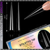 INSTANT TIP Stiletto, 3X-Long, Half Cover 400/Case