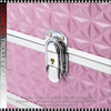 COSMETIC CASE Rolling, with 4 Built-in Trays, Pink