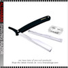 ALSHABAB Shaving Razor with 30 Replaceable Blades, Black