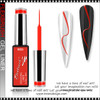 INSTANT Gel Nail Art Gel Liner, Red 0.3oz.