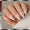 INSTANT Gel Nail Art Gel Liner, Gold Glitter 0.3oz.