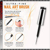 INSTANT Gel Nail Art Gel Liner, Brown 0.3oz.
