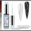 INSTANT Gel Nail Art Gel Liner, Pastel Blue 0.3oz.