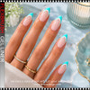 INSTANT Gel Nail Art Gel Liner, Neon Aqua 0.3oz.