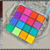 MISS LARA 16-Color Nail Gradient Rubbing Powder Palette