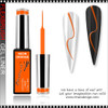 INSTANT Gel Nail Art Gel Liner, Neon Orange 0.3oz.