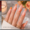 INSTANT Gel Nail Art Gel Liner, Neon Orange 0.3oz.
