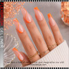 INSTANT Gel Nail Art Gel Liner, Neon Orange 0.3oz.