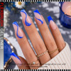 INSTANT Gel Nail Art Gel Liner, Neon Blue 0.3oz.