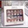 INSTANT 3D Luxury Silver Pearl Crystal Press-On Nails 24/Pack