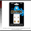 STUDEX 24K Gold Plated Stud Earrings, Square Gold Stud