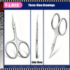 LRIS Professional Stainless Steel Cuticle Scissors – Precision Nail & Cuticle Trimmer  3.78"