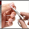 LRIS Professional Stainless Steel Cuticle Scissors – Precision Nail & Cuticle Trimmer  3.78"