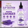 INSTANT POLY GEL Slip Solution, Lavender 8oz.