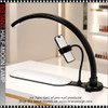 INSTANT LAMP Half-Moon with Armrest & Phone Holder, 36 Watt, Black