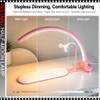 INSTANT LAMP Half-Moon with Armrest & Phone Holder, 36 Watt, Pink