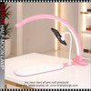 INSTANT LAMP Half-Moon with Armrest & Phone Holder, 36 Watt, Pink