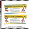 BERKELEY Deluxe Nail Traning Hand With 200Tips *
